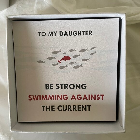 New & Unworn: "Swim Against the Current" jewelry - Picture 4 of 5